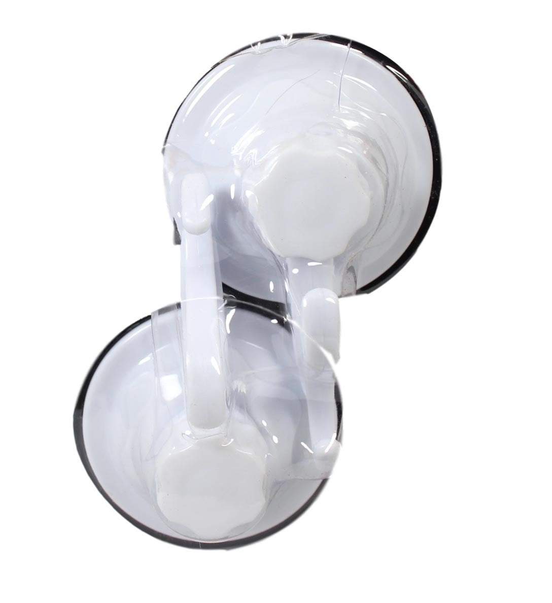 Durable Plastic Suction Wall Hooks Pack of 2