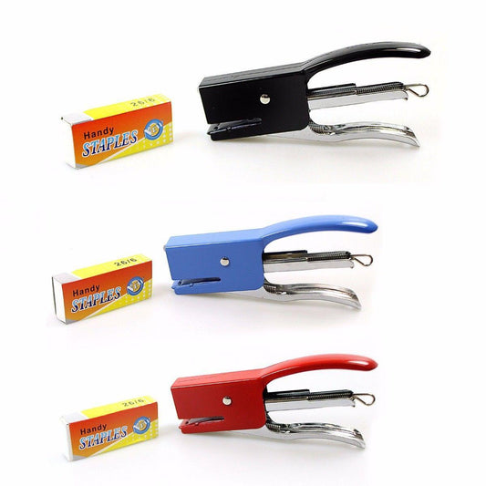 Vibrant Stationery Stapler Set for School Home Office