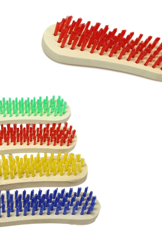 Durable 16cm Wooden Cleaning Scrubbing Brush Assorted Colors