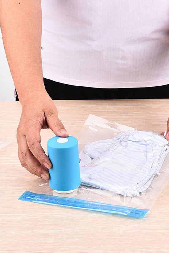 Compact Mini Food Vacuum Bag Sealer with Rechargeable USB 6 Bags Included