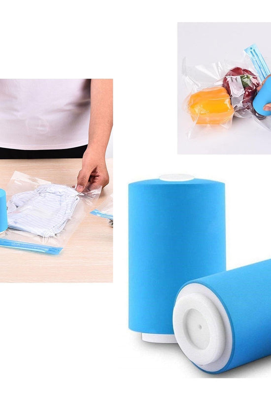 Compact Mini Food Vacuum Bag Sealer with Rechargeable USB 6 Bags Included