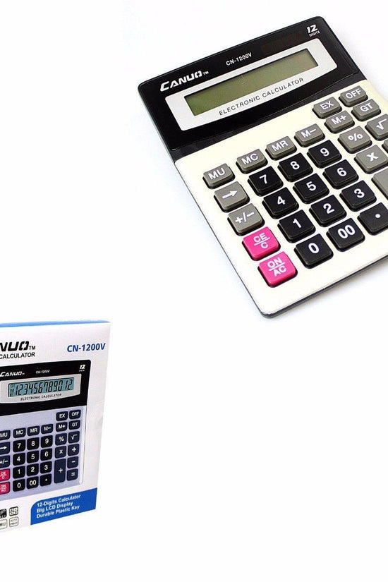 Canuo 12Digit Desktop Electronic Calculator Perfect for Home or Office