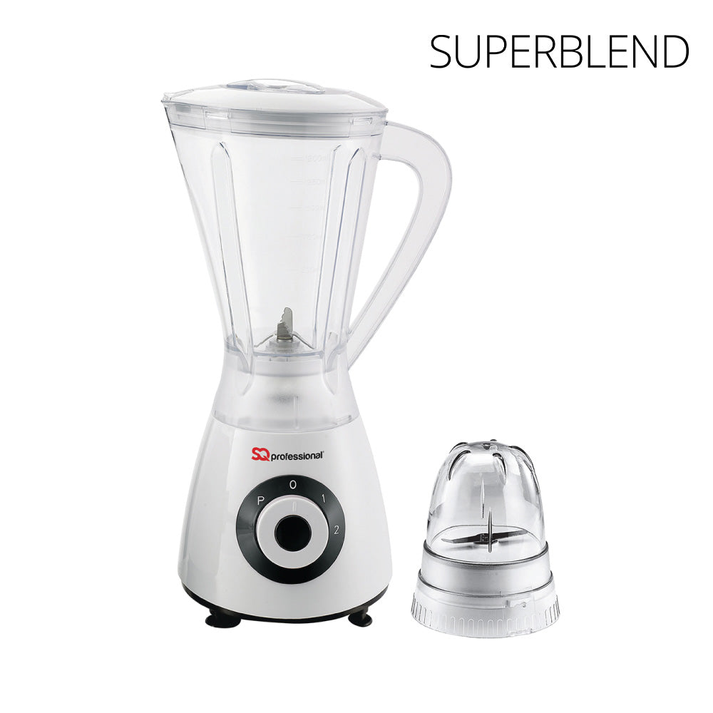 Powerful 600W Black Blender and Grinder by SQ Professional