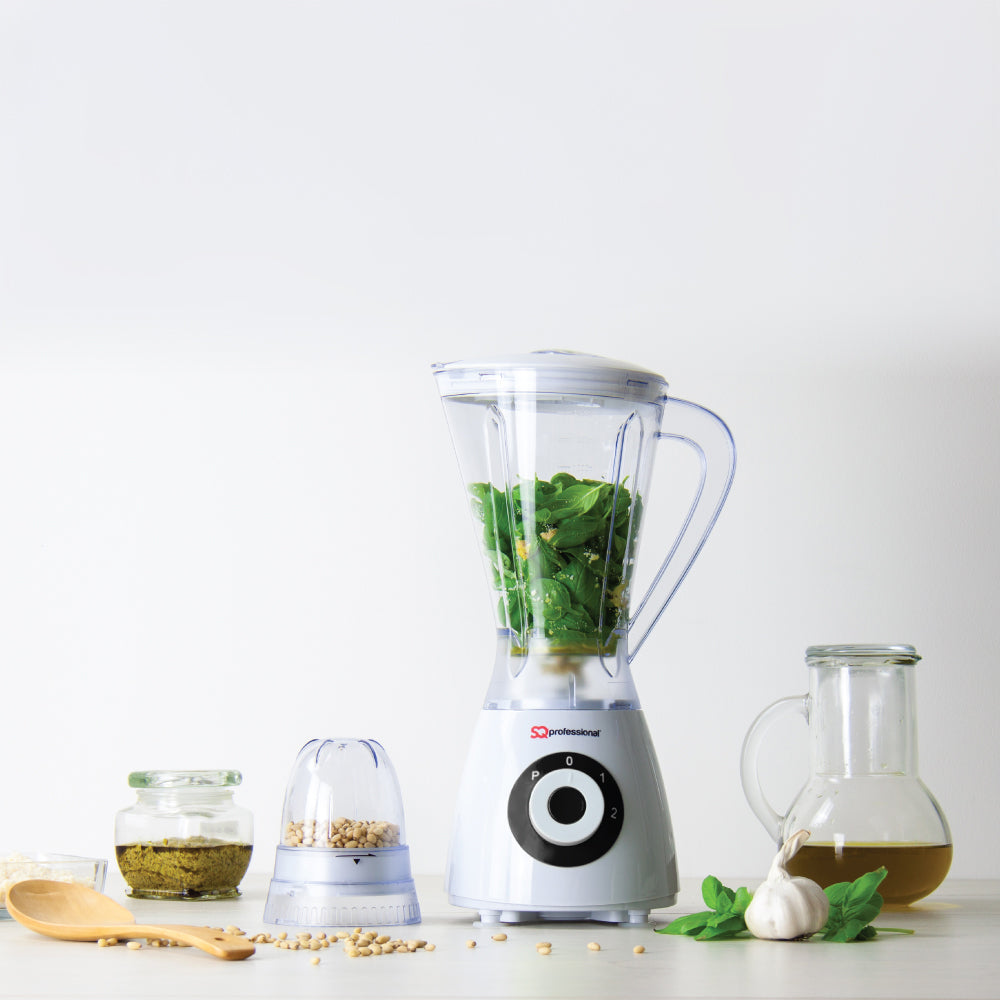 Powerful 600W Black Blender and Grinder by SQ Professional