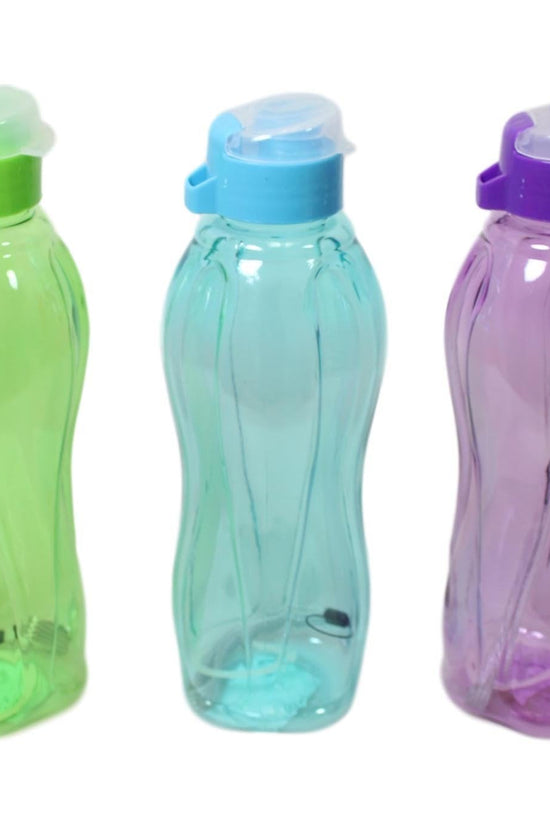 Durable 23 cm Plastic Water Bottle in Assorted Colors