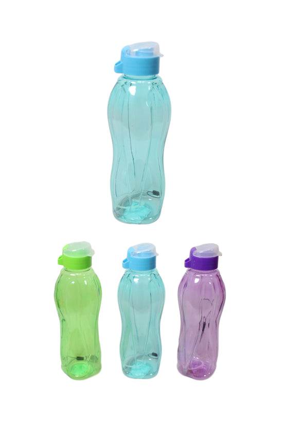 Durable 23 cm Plastic Water Bottle in Assorted Colors