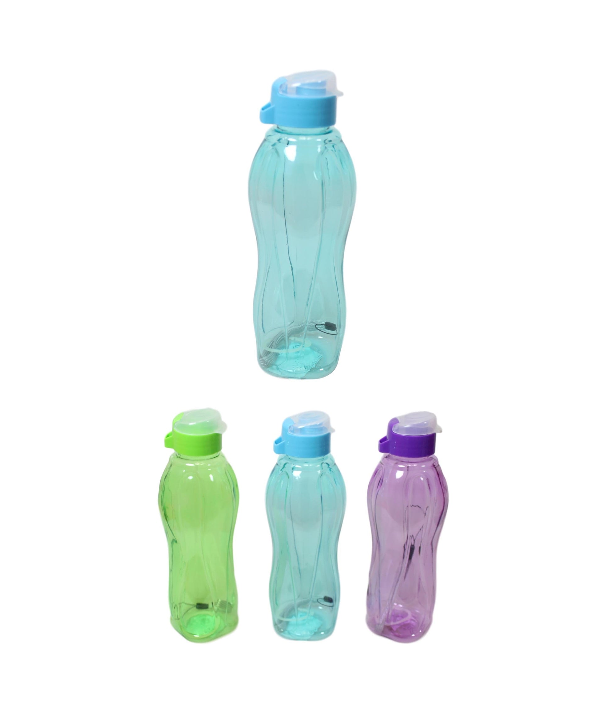 Durable 23 cm Plastic Water Bottle in Assorted Colors