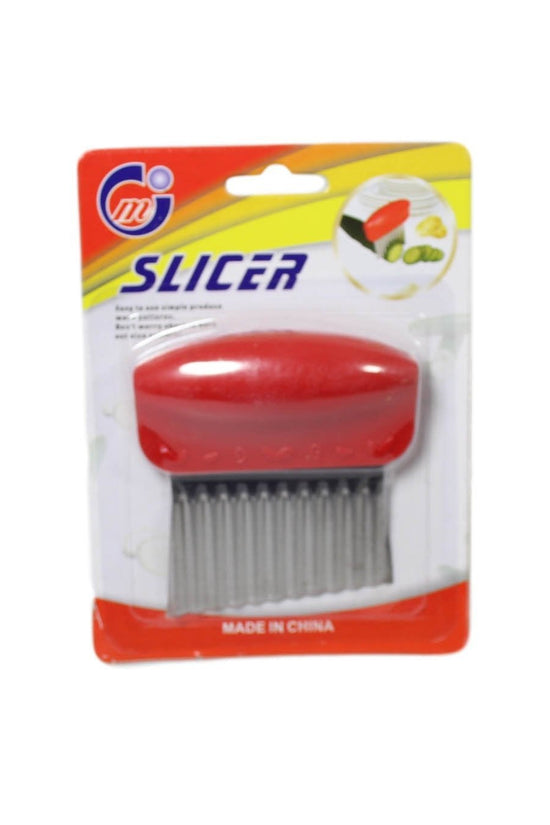 9cm Stainless Steel Crinkle Wave Cutter Assorted Colors
