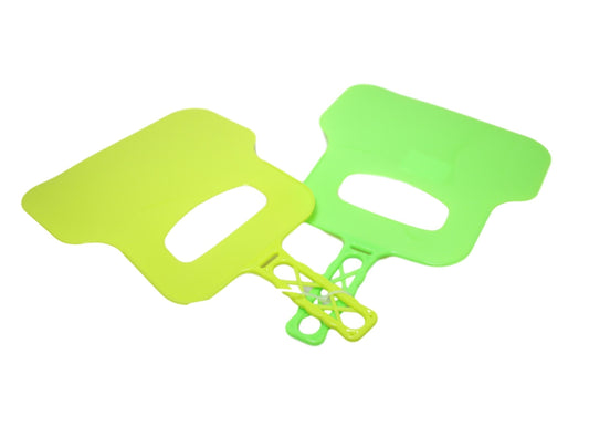 Durable Plastic BBQ Charcoal Fans Pack of 2 in Assorted Colors