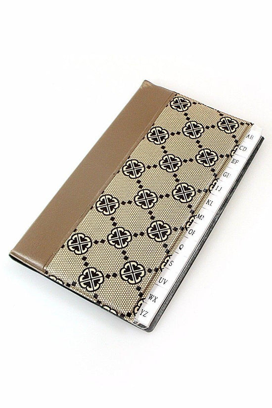 Compact A6 Size Address Book Assorted Colors