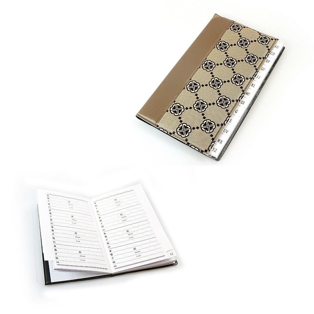 Compact A6 Size Address Book Assorted Colors