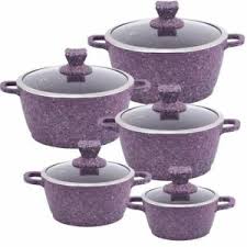 Premium SQ Nessa Granum Stockpot Set of 5 Vizag Purple