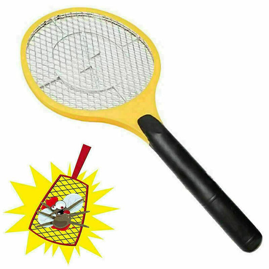 Electric Battery Fly Swatter Racket Assorted Colours