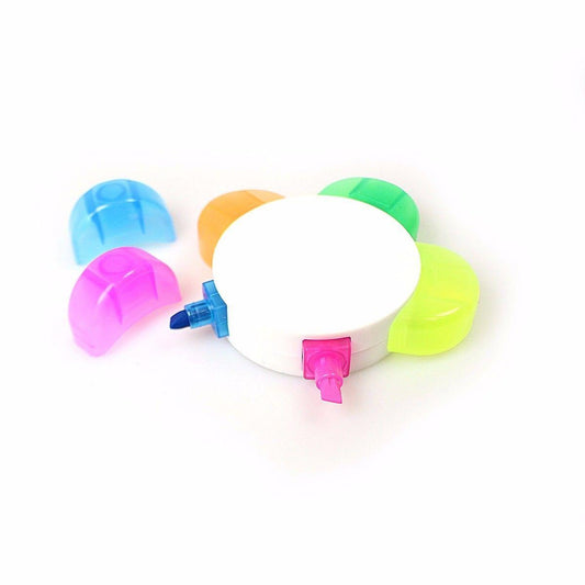 Flower Shaped Highlighter Marker Pen for Students