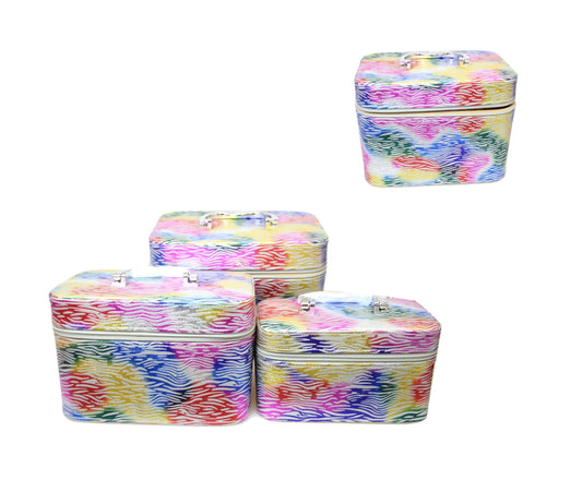 3in1 Jewellery Box Makeup and Toiletries Bag Set
