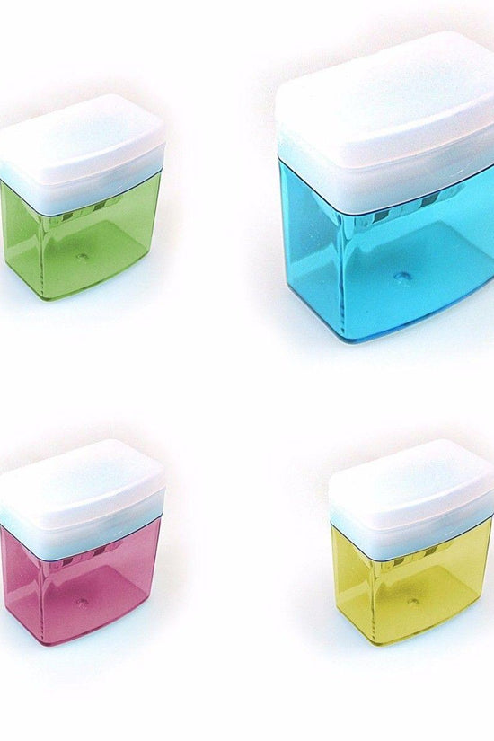Durable Plastic Pencil Sharpener Assorted Colors