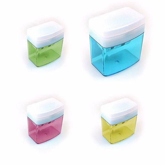Durable Plastic Pencil Sharpener Assorted Colors
