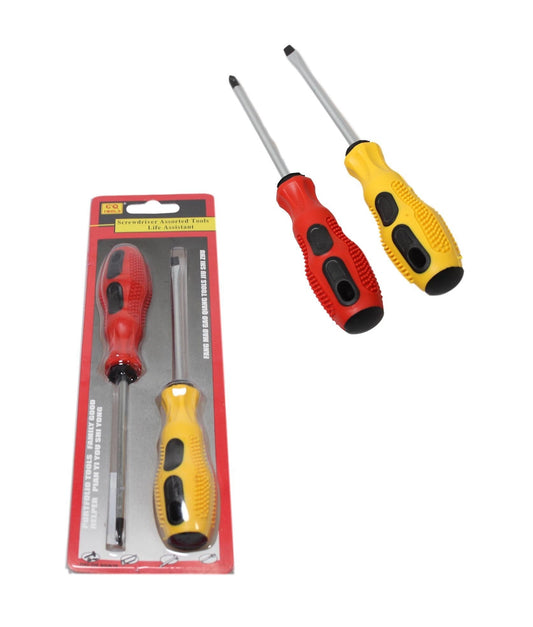 Professional 2 Type Screwdriver Set Slotted Cross Slot