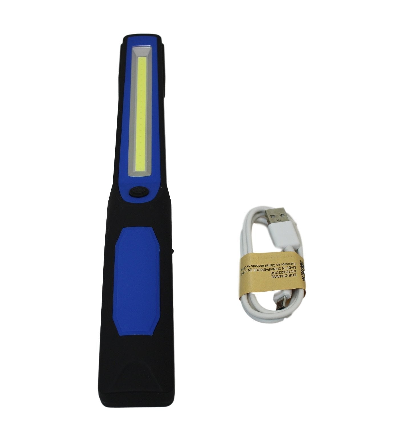 Portable USB Charging COB Flashlight with Magnetic Hook for Camping