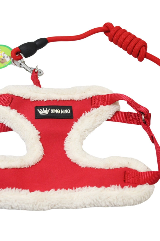 Cozy Small Dog Harness with Matching Leash Assorted Sizes Colors