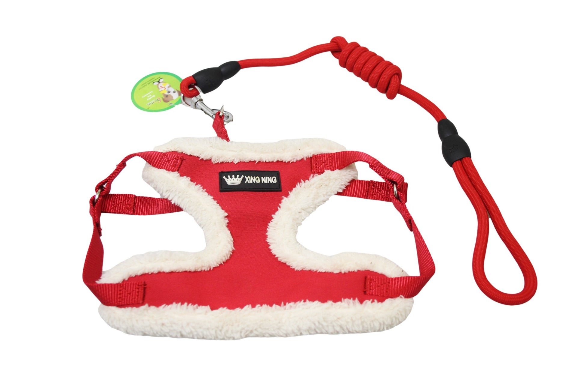 Cozy Small Dog Harness with Matching Leash Assorted Sizes Colors