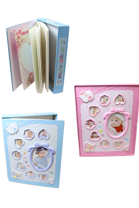 Baby First Days Photo Album Hard Back Holds 120 Pictures 4x6 Inches