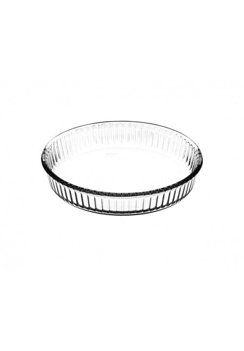 PB Borcam Round Fluted Glass Desserts Dish 172L Elegant Servingware