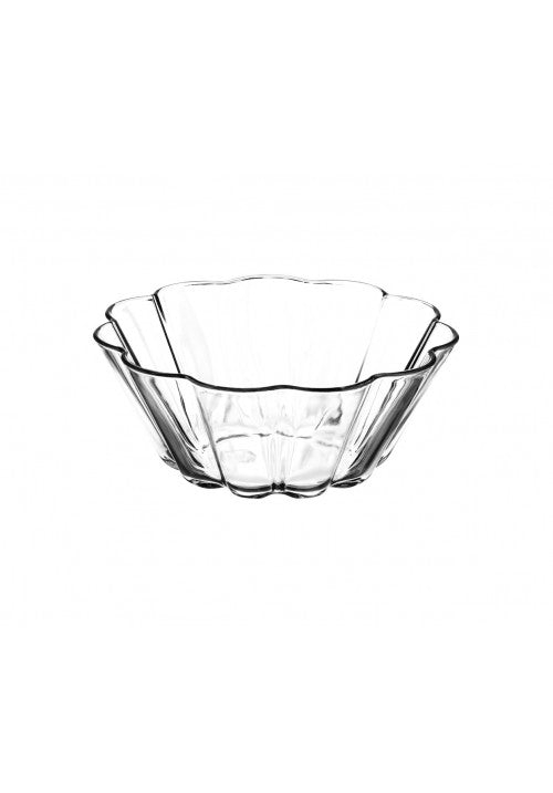 Elegant Borcam Glass Salad Serving Cake Dish 22cm Premium Quality