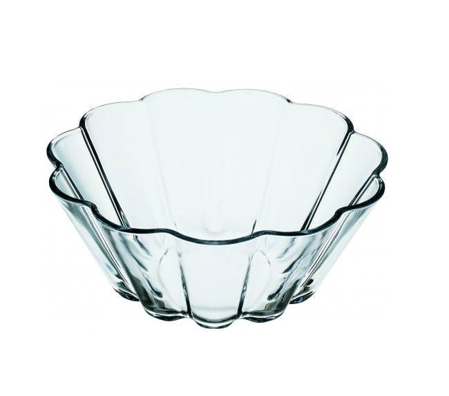 Elegant Borcam Glass Salad Serving Cake Dish 22cm