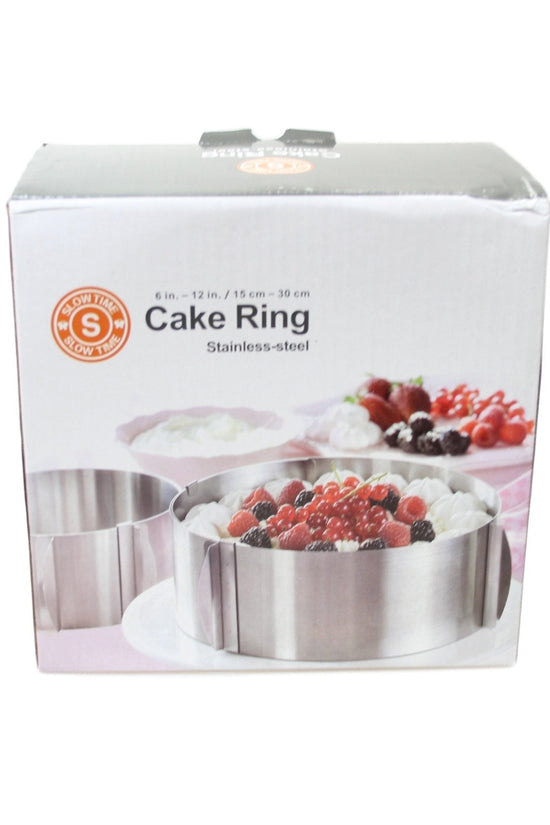 Adjustable Stainless Steel Round Cake Tin Ring 1630 cm Baking Tool