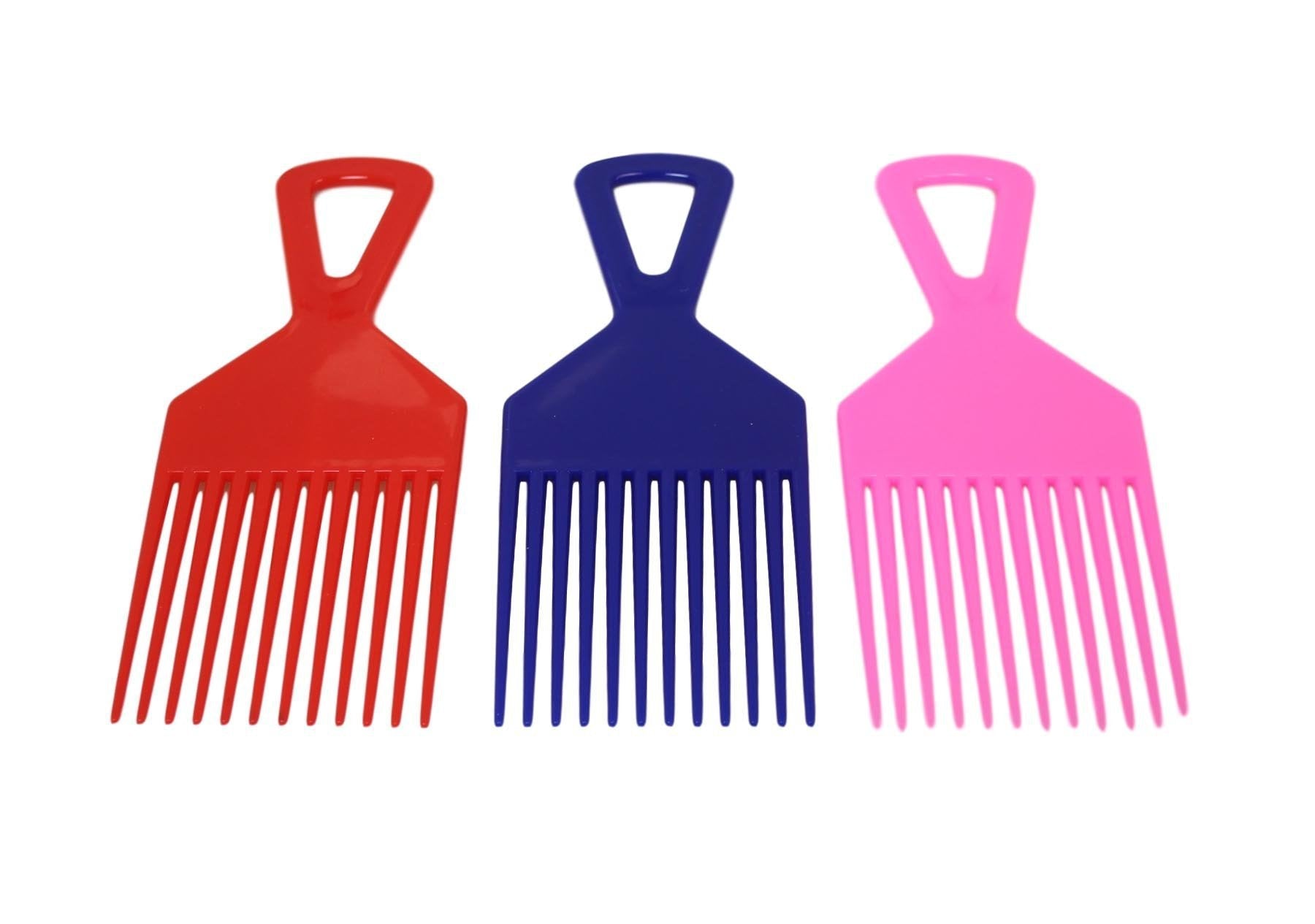 3Piece Afro Hair Styling Comb Set for TangleFree Haircare