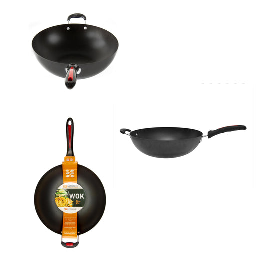Una Nonstick Wok Pan Perfect for Authentic Chinese StirFry Dishes