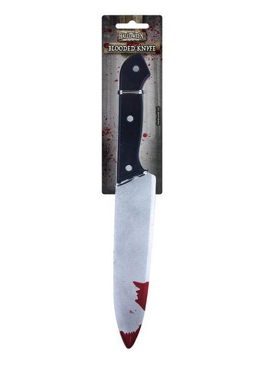Blooded Knife Halloween Costume Accessory Realistic 31cm Prop