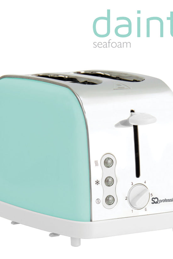SQ Professional Dainty 2 Slice Toaster 900W Stylish and Efficient