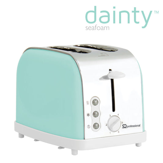 SQ Professional Dainty 2 Slice Toaster 900W Stylish and Efficient