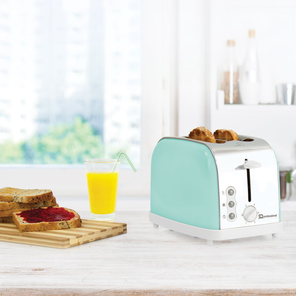 SQ Professional Dainty 2 Slice Toaster 900W Stylish and Efficient