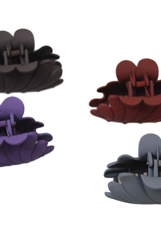Stylish Matte Hair Claw Clip Assorted Colors and Designs