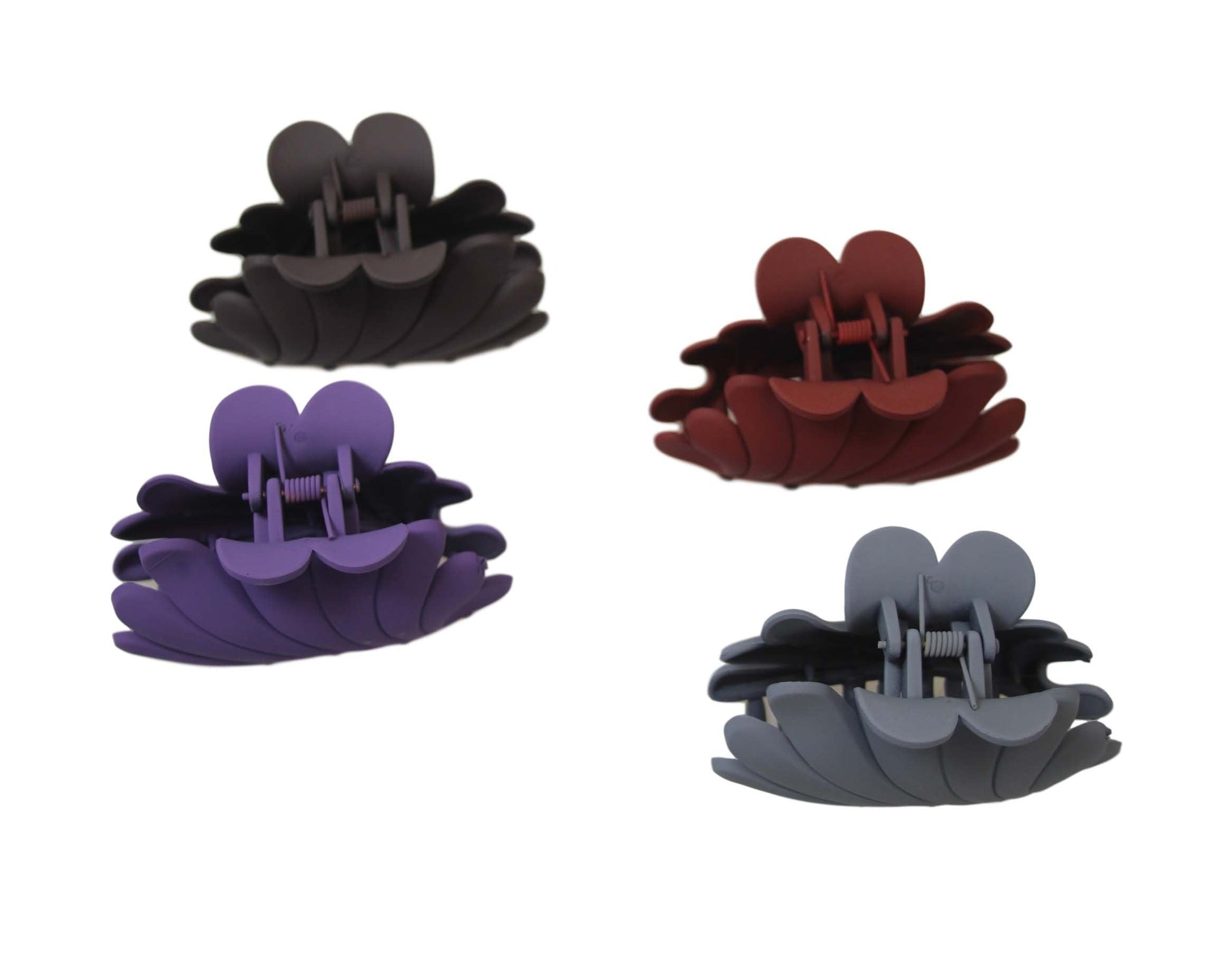 Stylish Matte Hair Claw Clip Assorted Colors and Designs