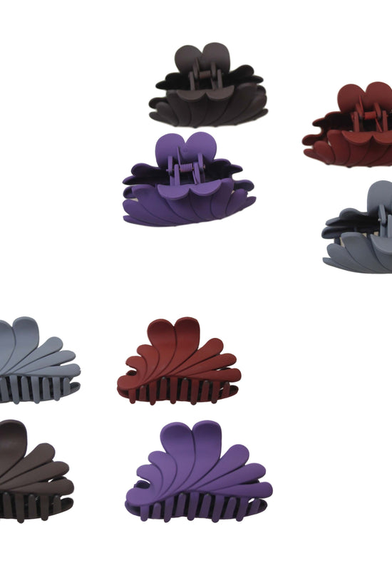 Stylish Matte Hair Claw Clip Assorted Colors and Designs
