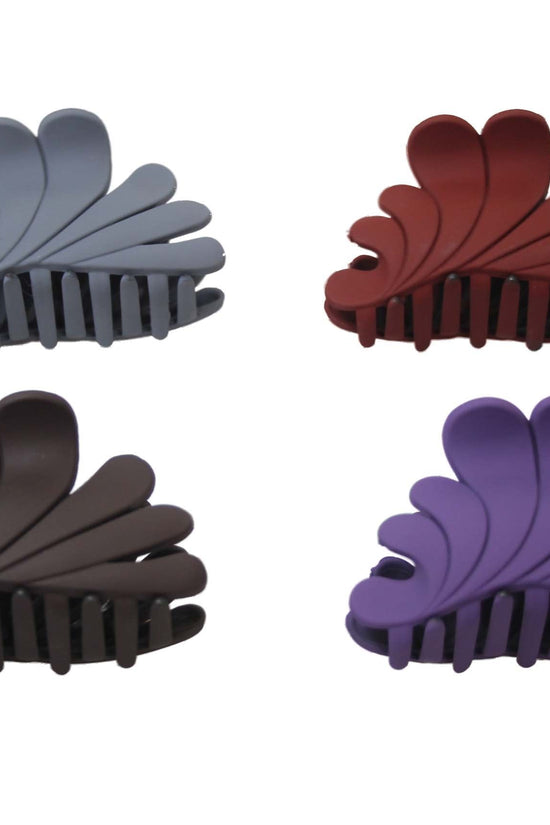 Stylish Matte Hair Claw Clip Assorted Colors and Designs