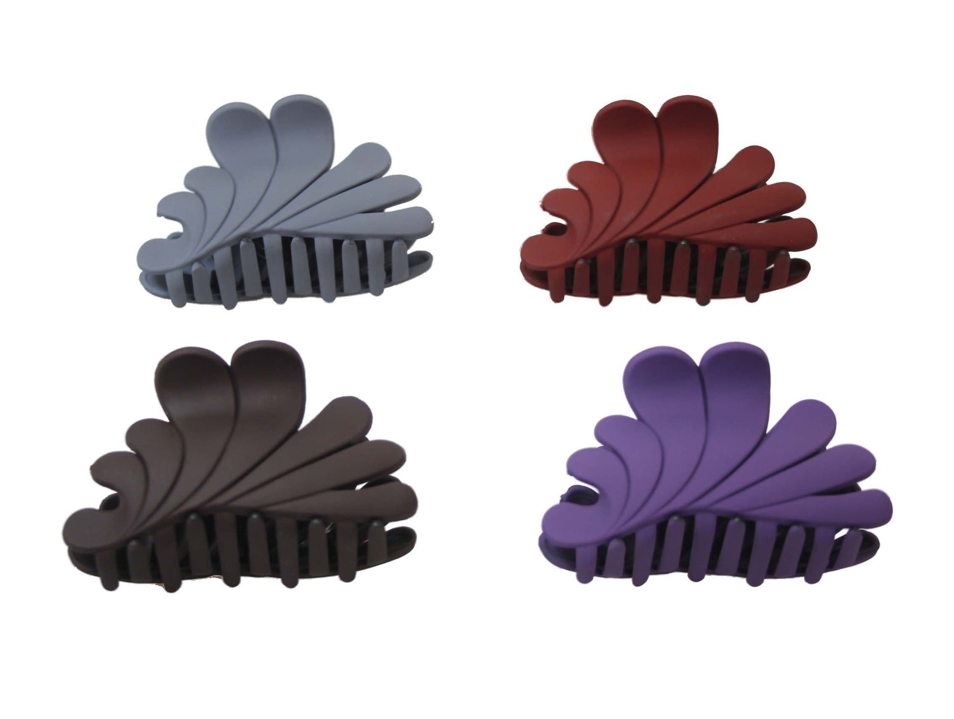 Stylish Matte Hair Claw Clip Assorted Colors and Designs