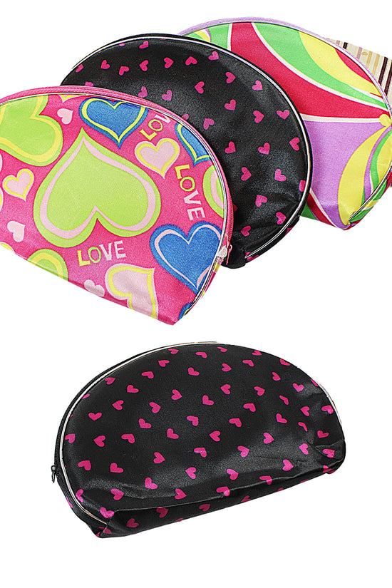 Assorted Design Makeup Toiletry Bag Pouch Set Pack of 5
