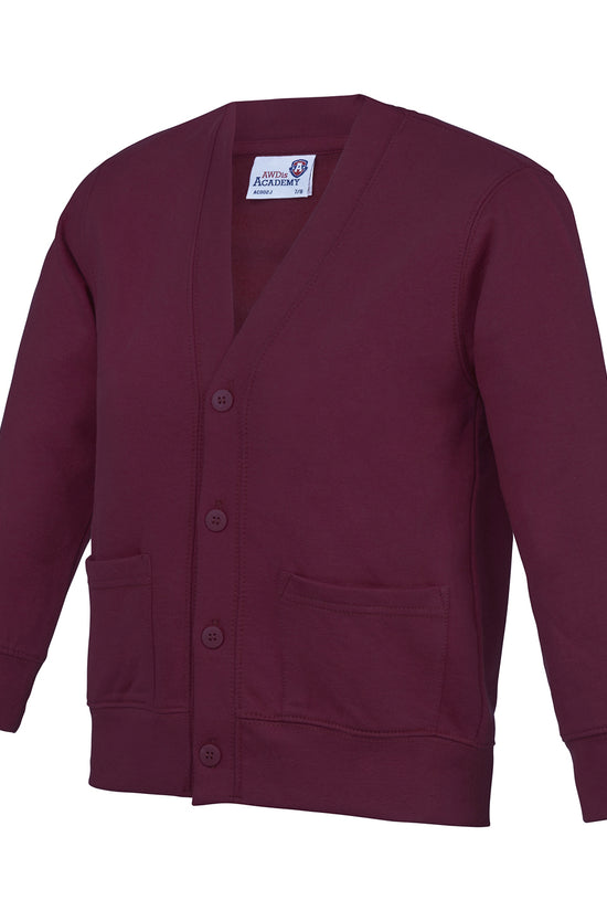 Kids Academy Cardigan Soft Cotton Button Fastening Patch Pockets