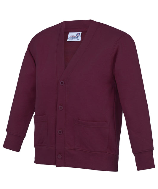 Kids Academy Cardigan Soft Cotton Button Fastening Patch Pockets