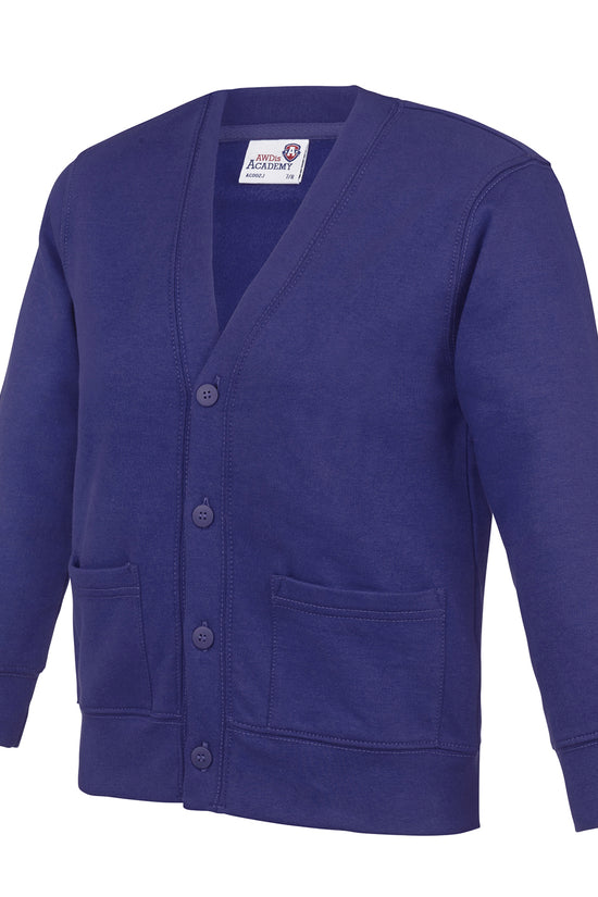 Kids Academy Cardigan Soft Cotton Button Fastening Patch Pockets
