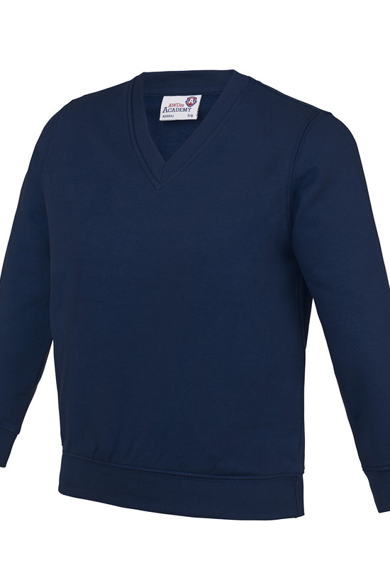 AWDis Academy Kids VNeck Sweatshirt for Unisex Kids