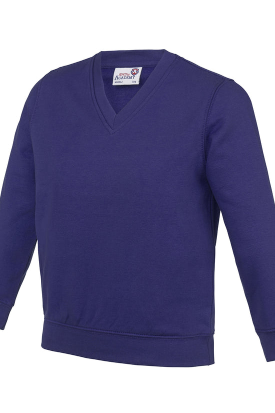 AWDis Academy Kids VNeck Sweatshirt for Unisex Kids