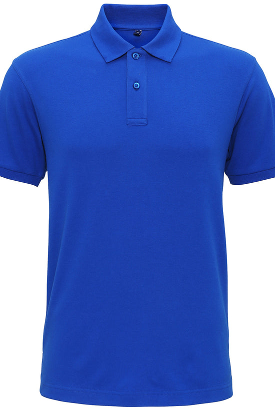Mens Super Smooth Knit Polo Shirt Classic Fit Side Vents