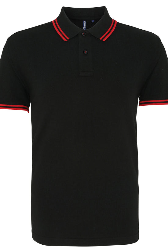 Mens Classic Fit Tipped Polo Shirt Plus Sizes