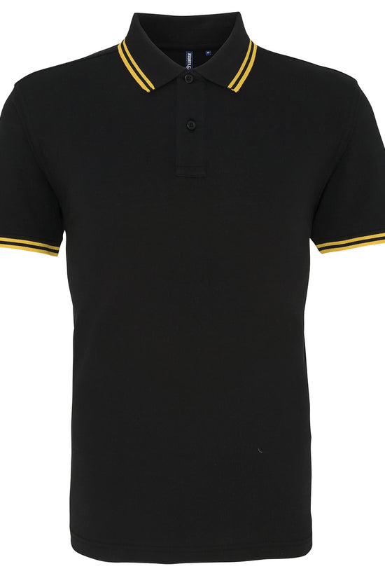Mens Classic Fit Tipped Polo Shirt Plus Sizes